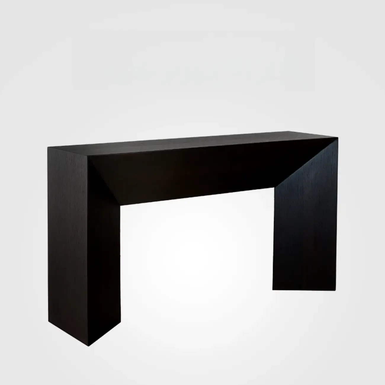 Modern Stone Top Wooden Base Console Table | HomeyFad