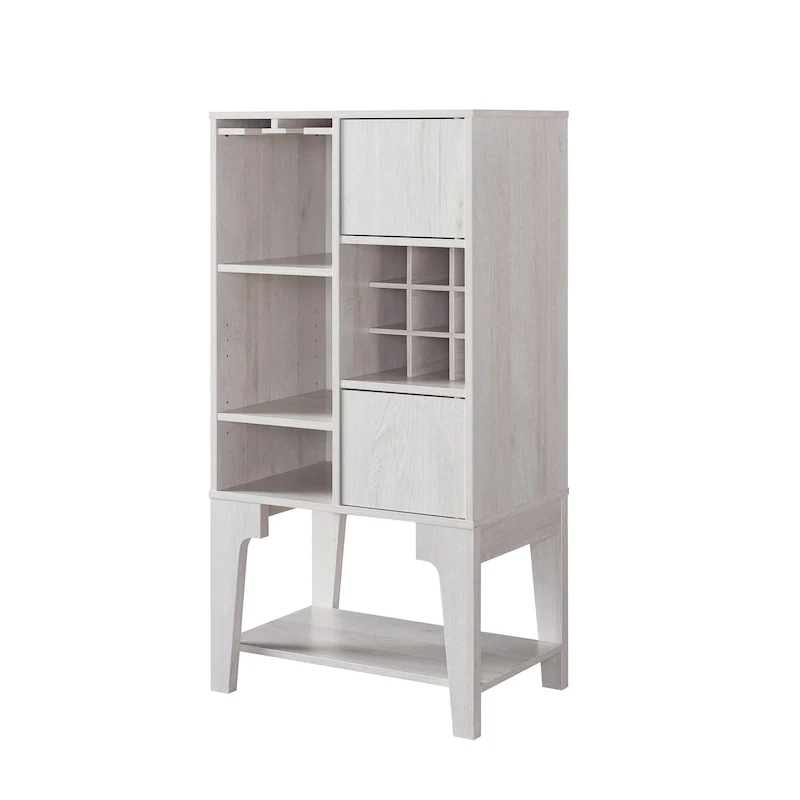 Furniture of America Cregg Contemporary 4-shelf Buffet with Wine Rack