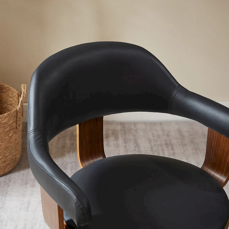 Art Leon Mid-century Modern Swivel Accent Chair