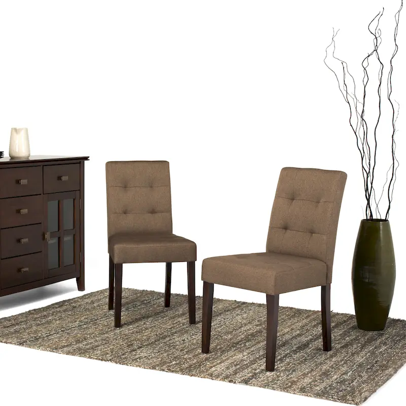 WYNDENHALL Jefferson Contemporary Parson Dining Chair (Set of 2) - 18.9w x 23d x 35.8h