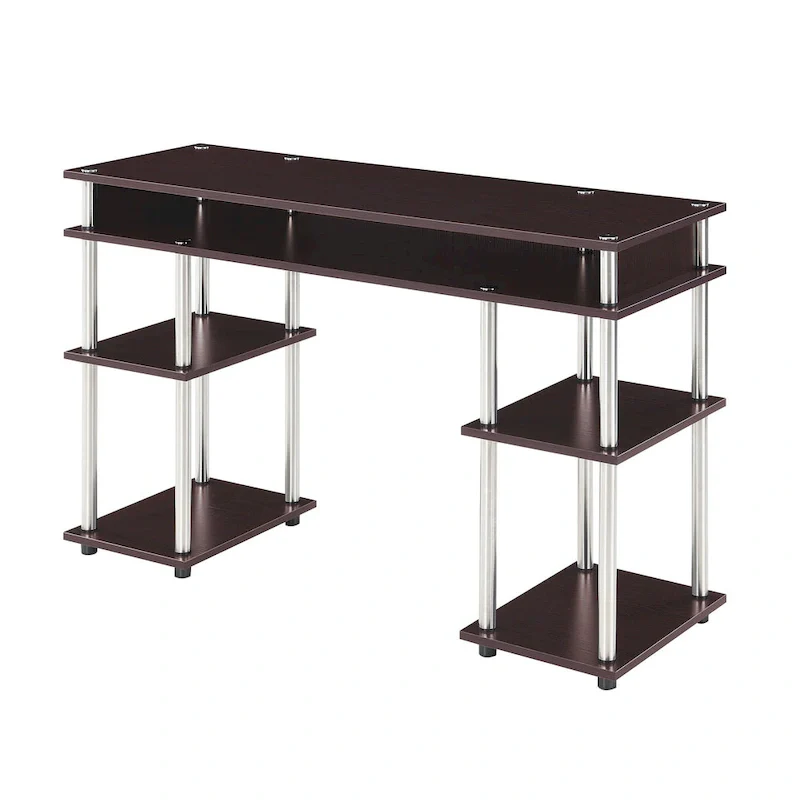 Convenience Concepts Designs2Go No Tools Student Desk with Shelves