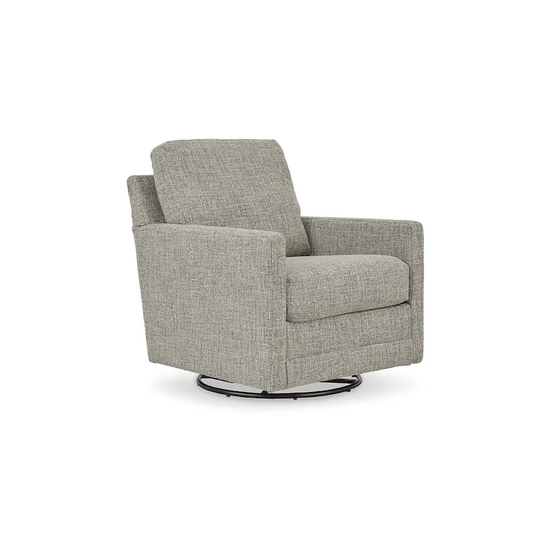Signature Design by Ashley Bralynn Gray Swivel Glider Accent Chair - 30W x 37D x 37H