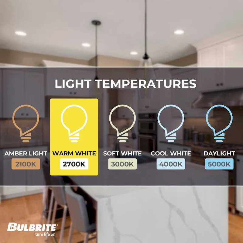 Bulbrite LED Filament Pack of (4) 5 Watt Dimmable 11 Inch T9 Light Bulb with Frost Glass Finish and Medium (E26) Base