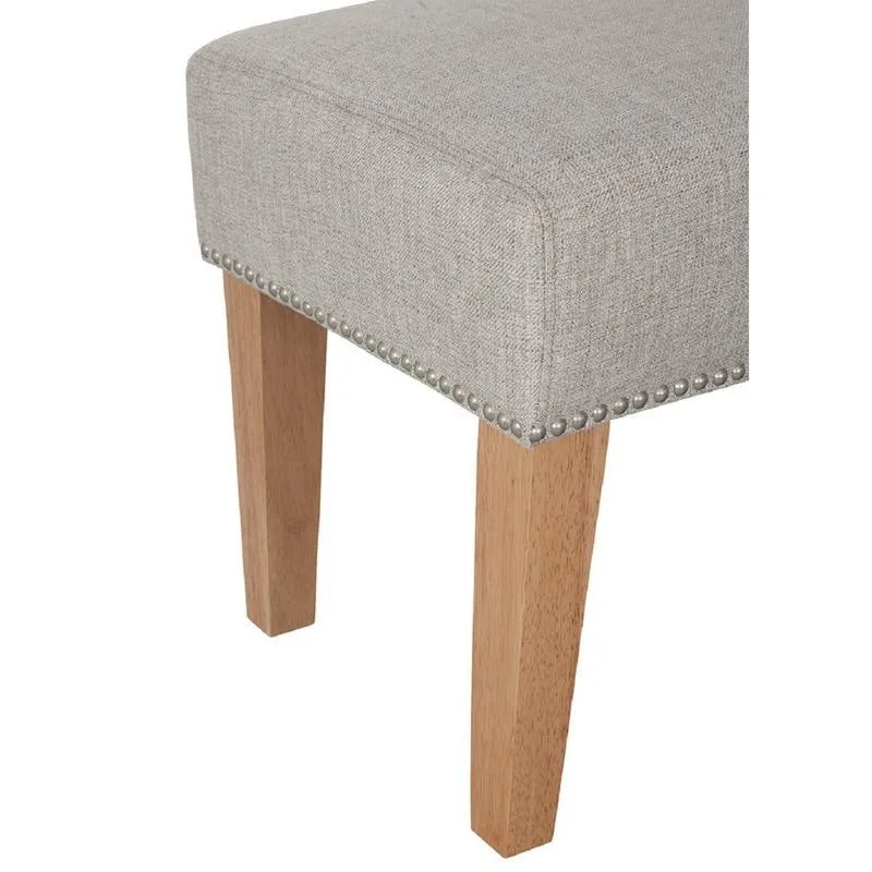 Grafton Home Miley Upholstered Accent Bench w/ Nailhead Trim