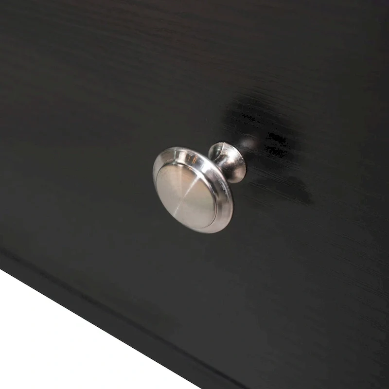 Rochester 2-Drawer 4-Shelf TV Stand Credenza with Iron Legs