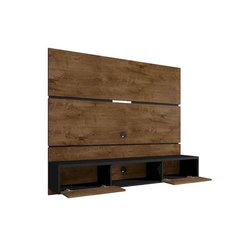 Vernon Mid Century Modern Wood 62.99 In. Floating Living Room Entertainment Furniture