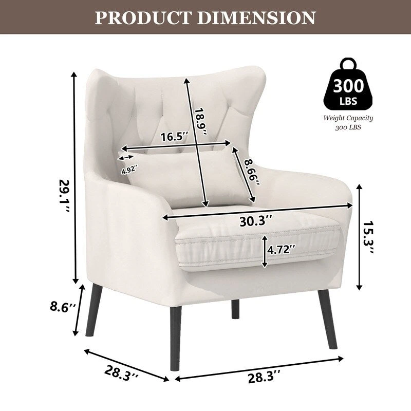 2-Piece Modern Velvet Living Room Couch Set Upholstered