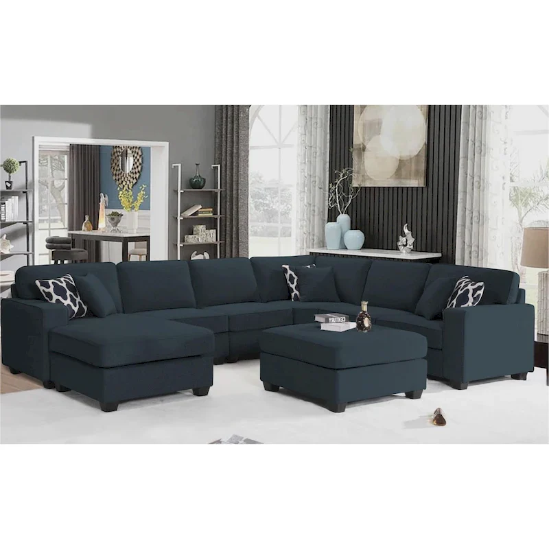 Flexible Combination Module Reversible Sectional Sofa