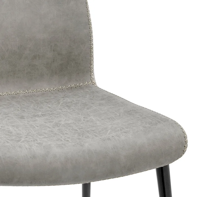 Jayden Faux Leather Dining Side Chair, (Set of 2)