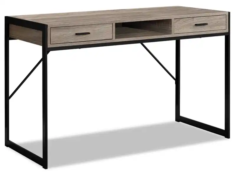 Xavier 48 Office Desk with 2-Drawers & Cubby