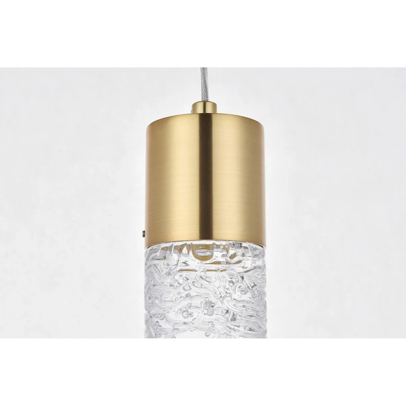 Elegant Lighting Constellation Single Light 5  Wide LED Suspension