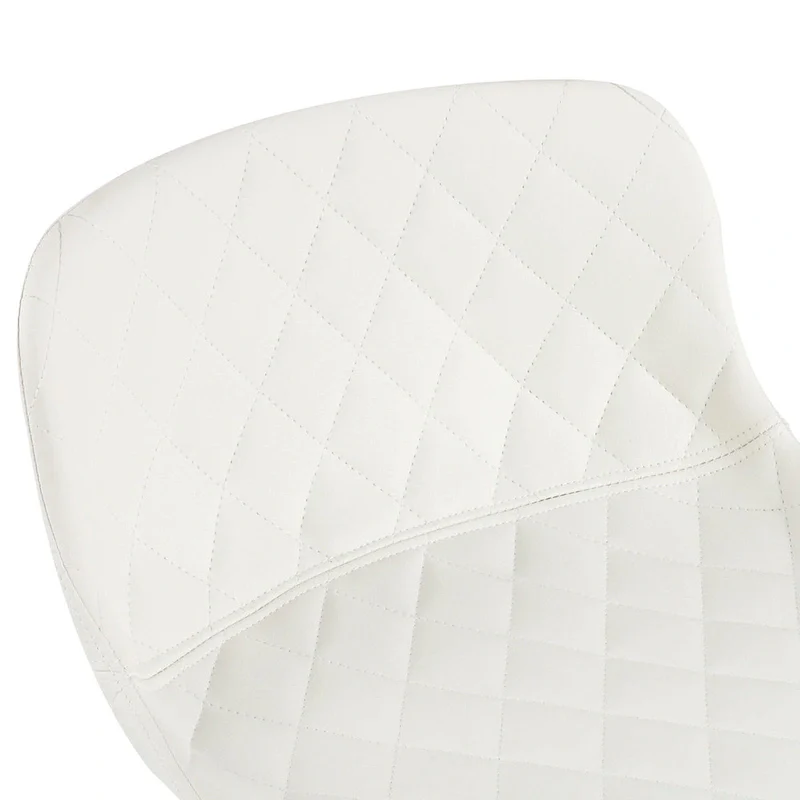 Faux Leather Adjustable Barstools Upholstered Counter Bar Pub Height Stools