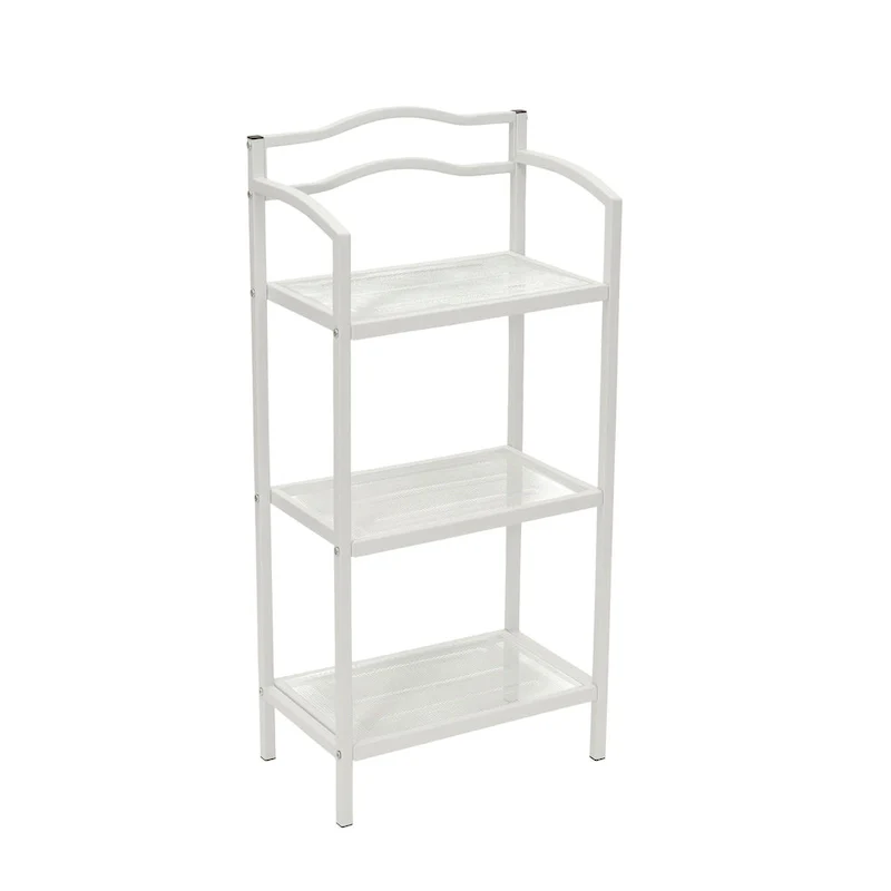 Household Essentials 3-Tier Metal Bathroom Storage Shelf - 10.5L x 17.0W x 35.0H