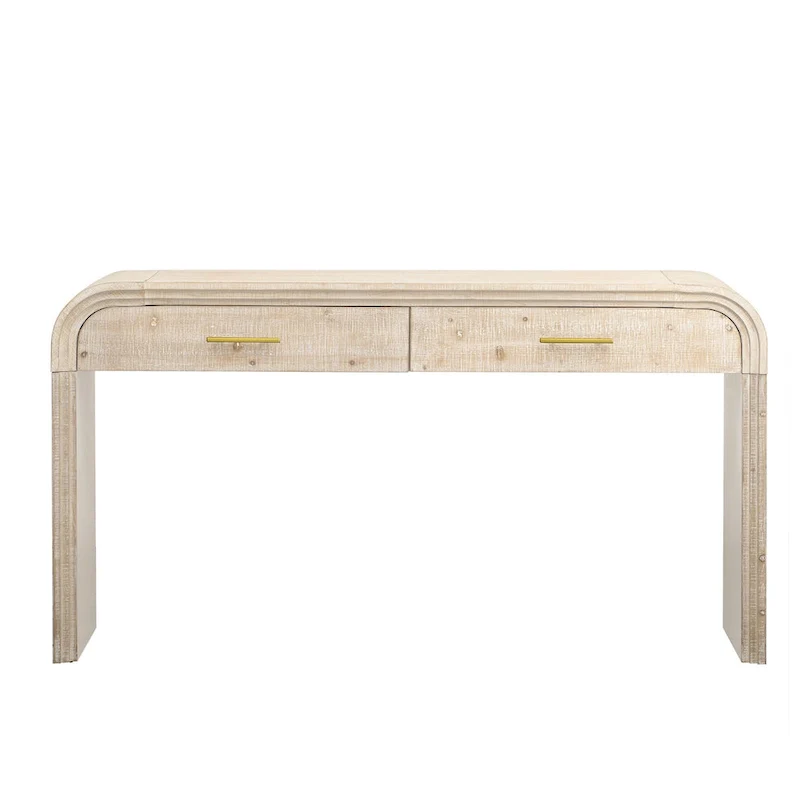 Unique Retro Silhouette Console Table with Open Style