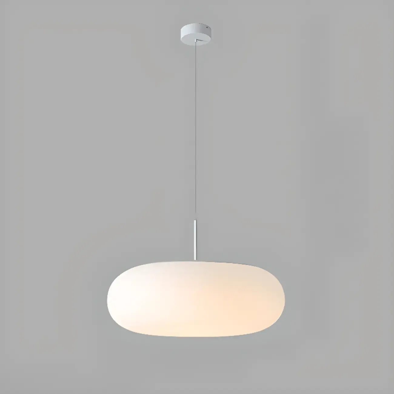 Modern Adjustable White Kitchen Pendant Light 3 Dimming LED