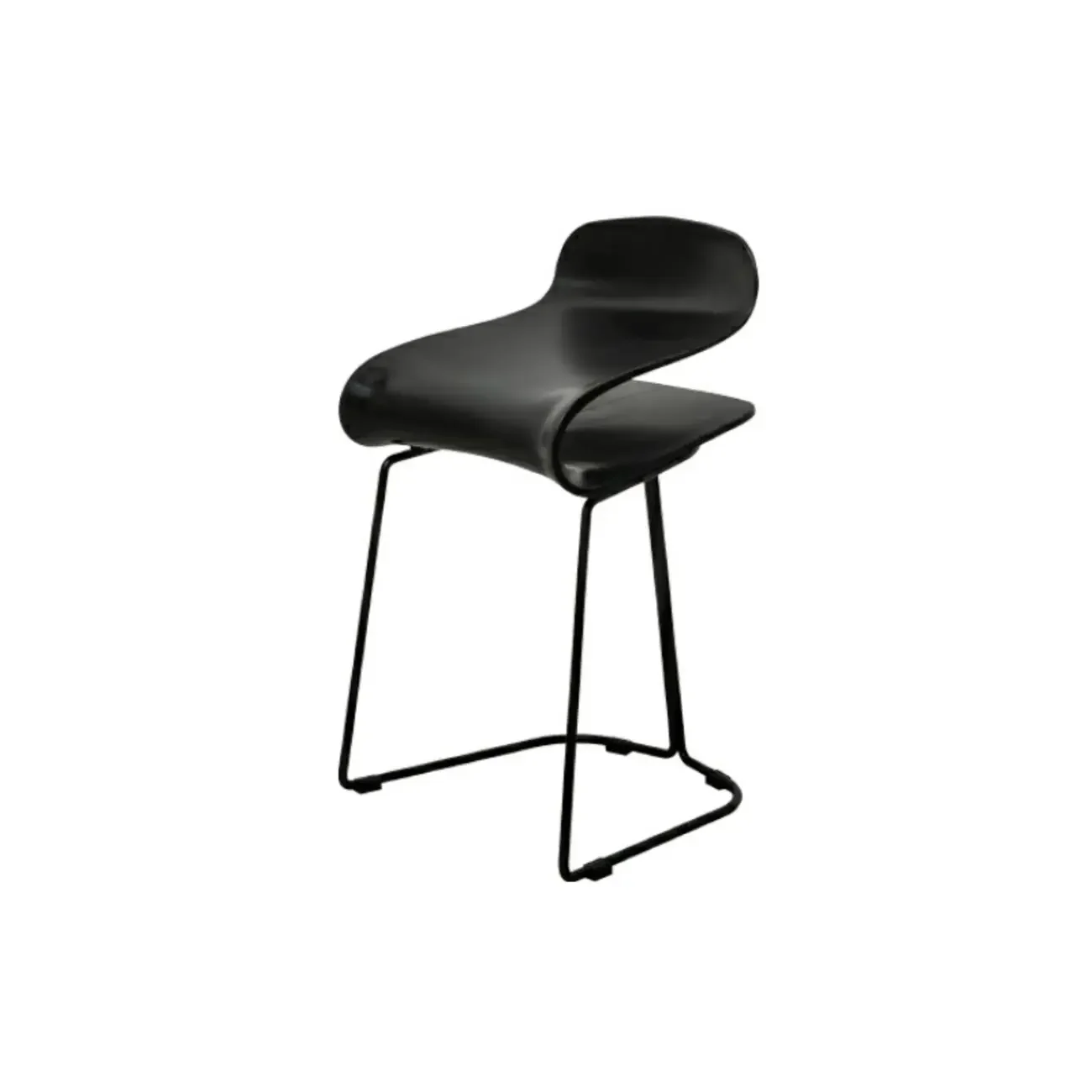 Acrylic Sleek Durable Backless Counter Height Bar Stool