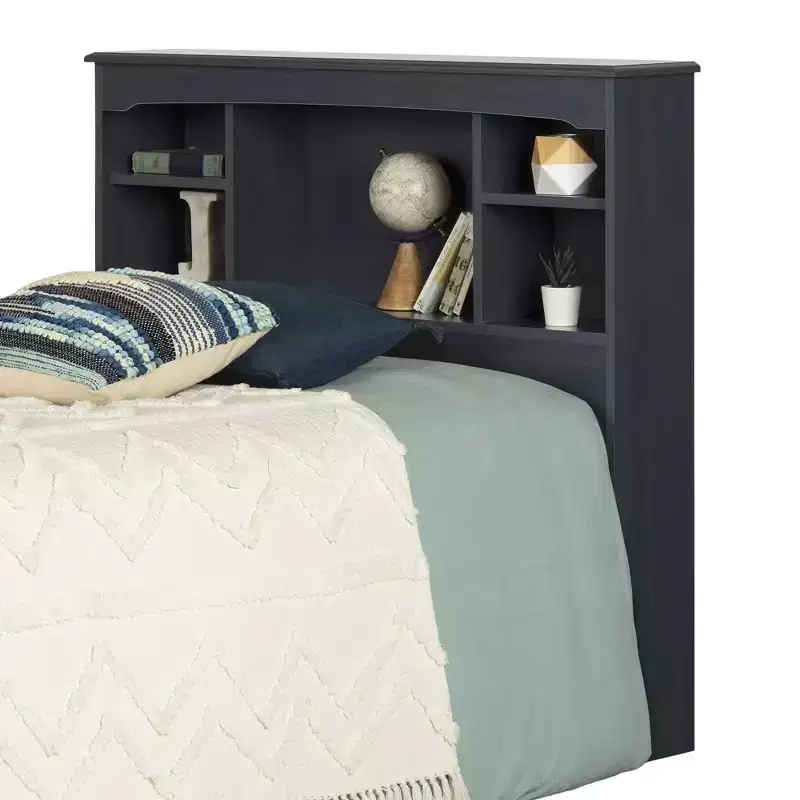 HomeStock Twin Bookcase Headboard (39'') with Storage