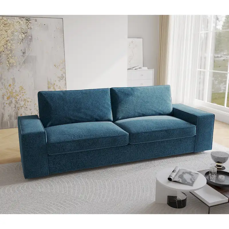 80  Modern Loveseat Couch 3 Seater Sofa