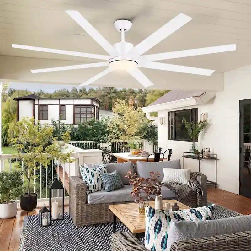 72  8 Blades Ceiling Fans with Lights and Remote Control