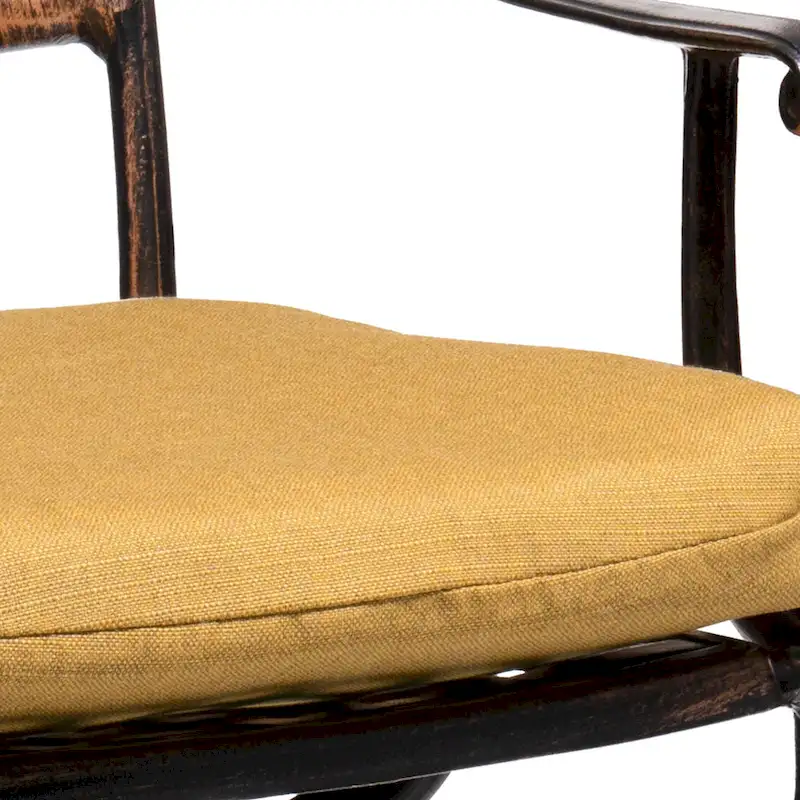 Pellebant Patio Aluminum Swivel Bar Stool with Sunbrella Cushion