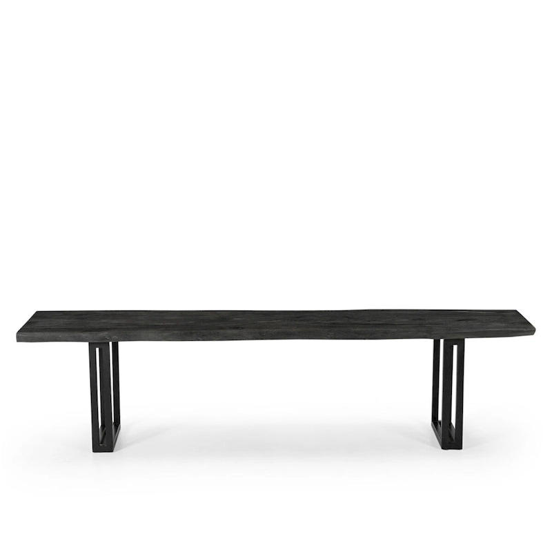 Sparrow Solid Wood Dining Bench - Gray