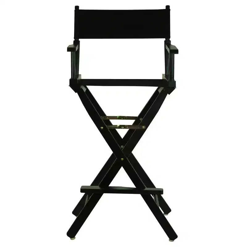 Bar-Height Director's Chair - Black Frame