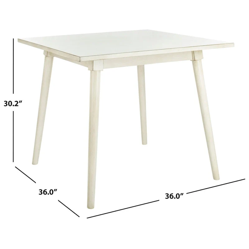 SAFAVIEH Marlisa Square Dining Table - 36 x 36 x 30.3 - 36Wx36Dx30H