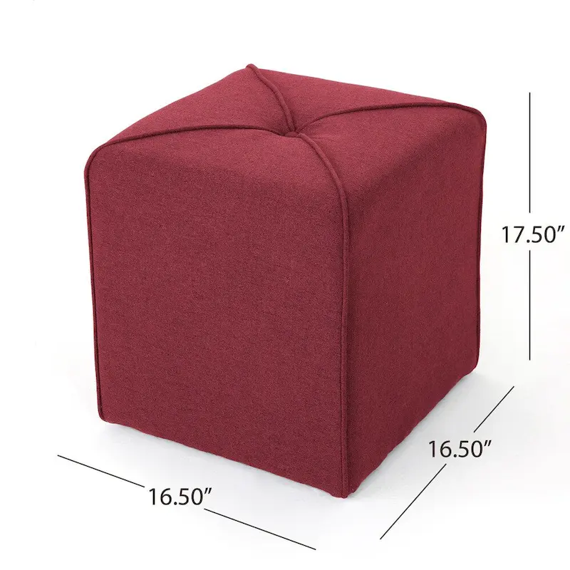 Kenyon Fabric Square Ottoman by