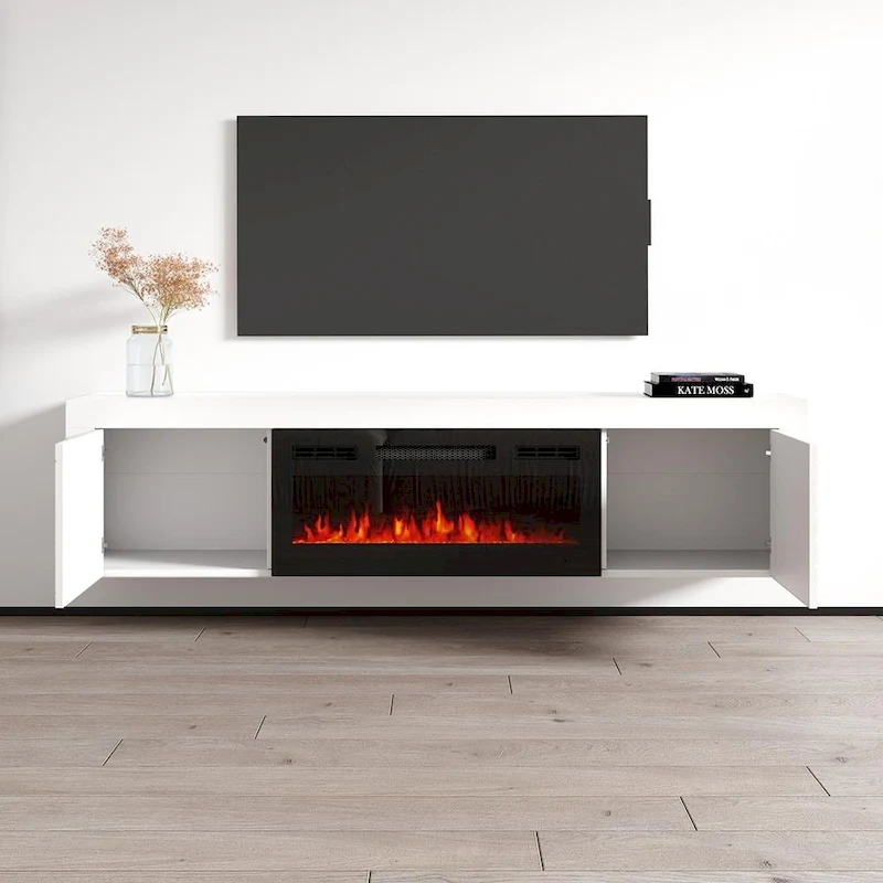 Dia BL-EF Electric Fireplace 71  TV Stand