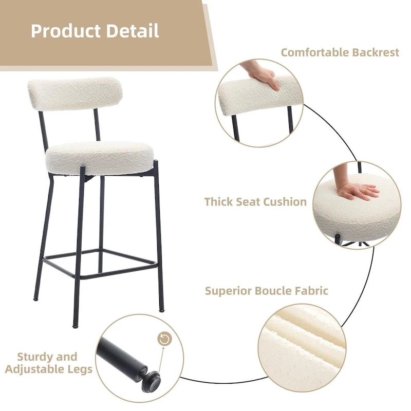 27  Modern Counter Stools Set of 2