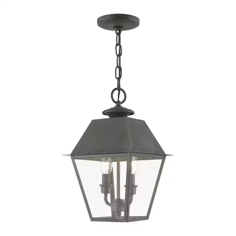 Livex Lighting Wentworth 2 - Light Pendant in Charcoal