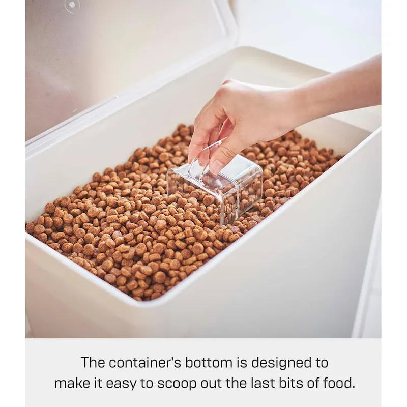 Rolling Airtight Pet Food Container (25 lbs.), Polypropylene, Extra Large, 6.6 gallons, 25 liters
