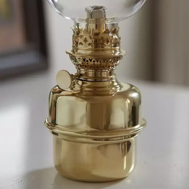 Kings County Tools Brass Captains Shade Oil Lamp