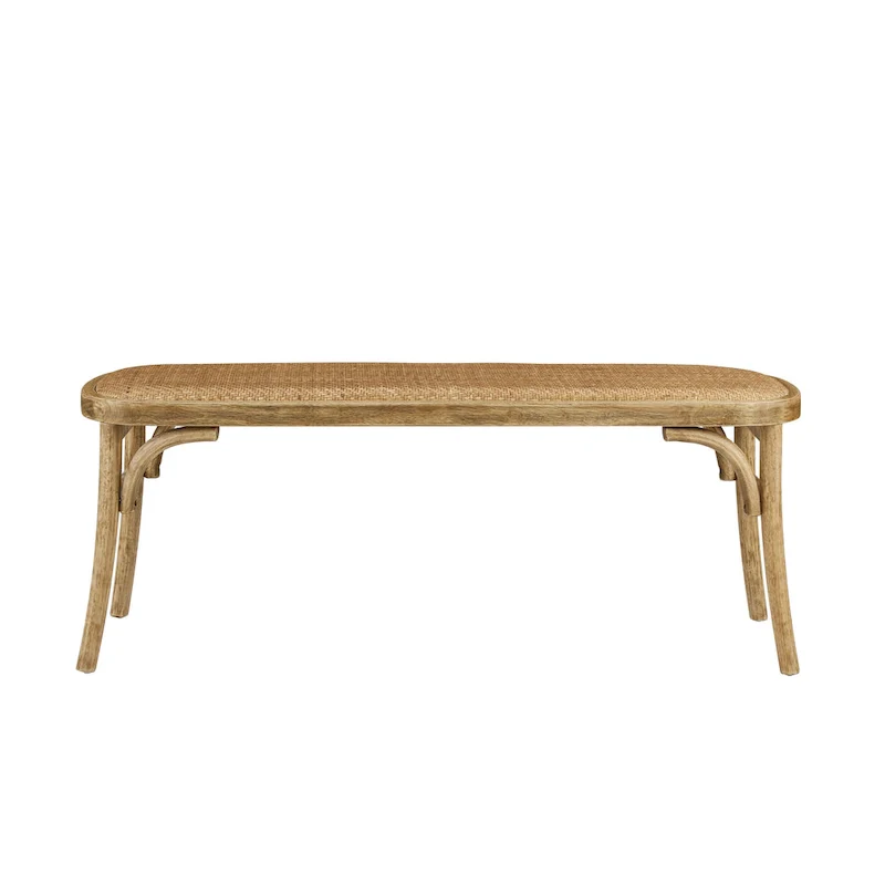 Bernsley Bentwood Rattan Dining Bench