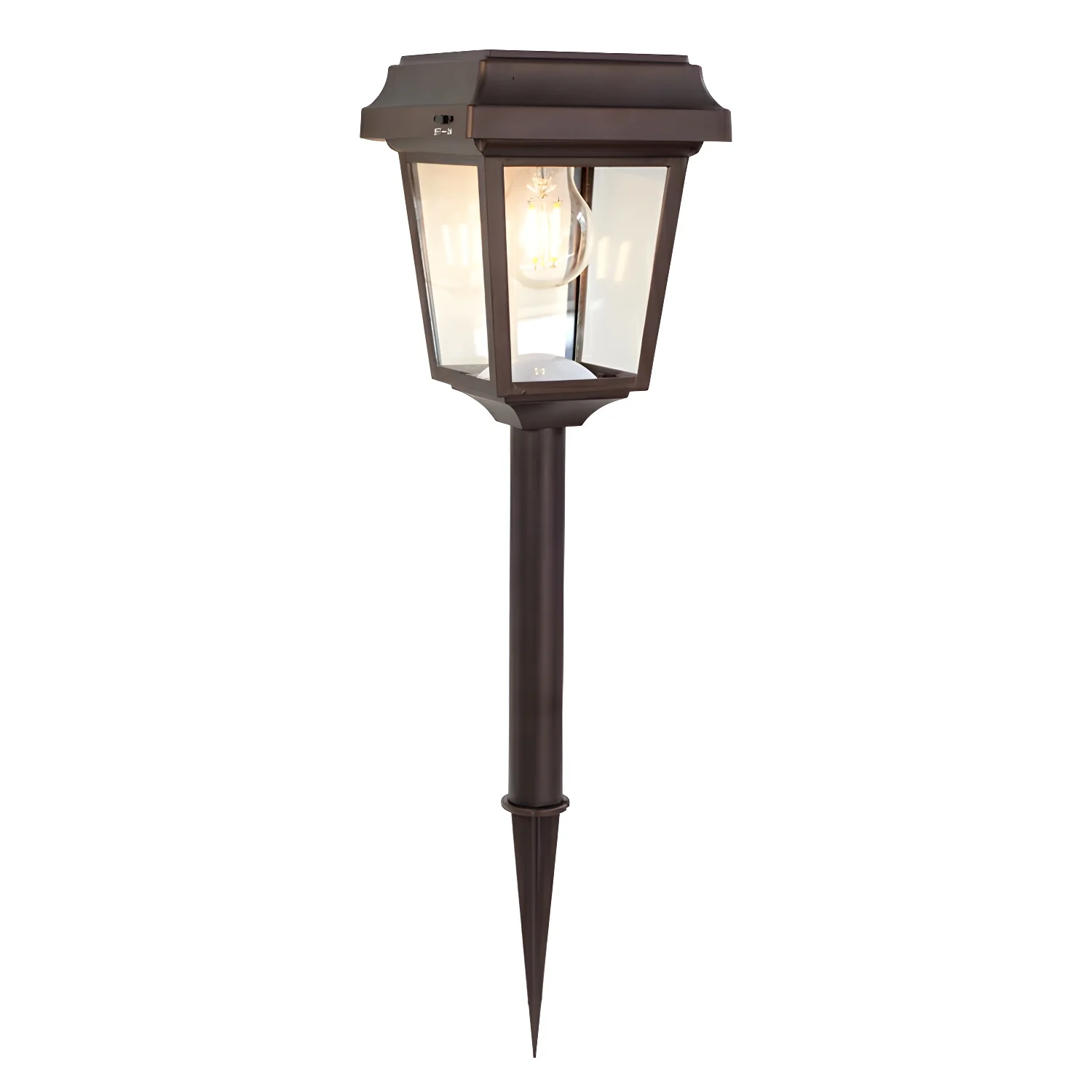 Trapezoidal Stake Metal Solar Landscape Lighting