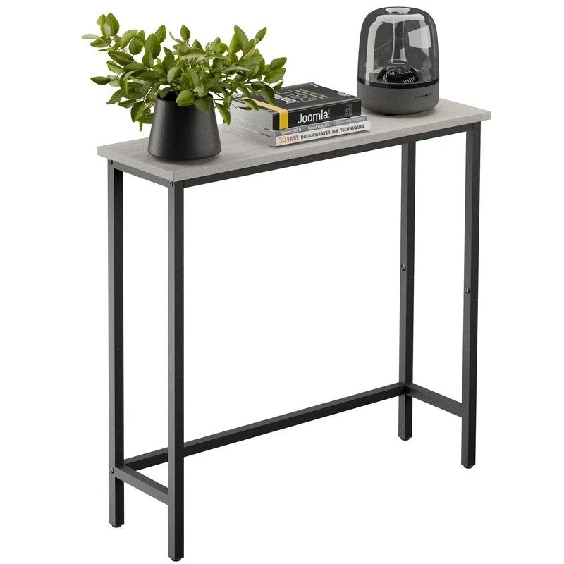 Narrow Console Table – Slim Entryway Table for Hallway, Bedroom, Living Room or Foyer