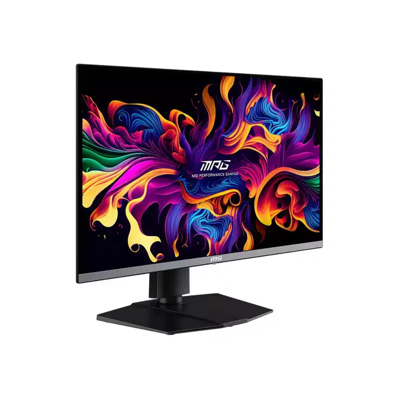 MSI MPG 272URX QD-OLED 27-inch 3840 x 2160 (UHD) Computer Monitor, 240Hz, Adaptive-Synch, HDMI, DP Port, VESA Mountable, Tilt, Speaker, 0.03ms, Black