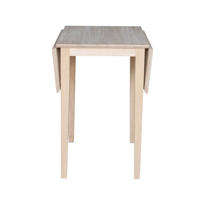 International Concepts Small Drop Leaf Shaker Style Dining Table