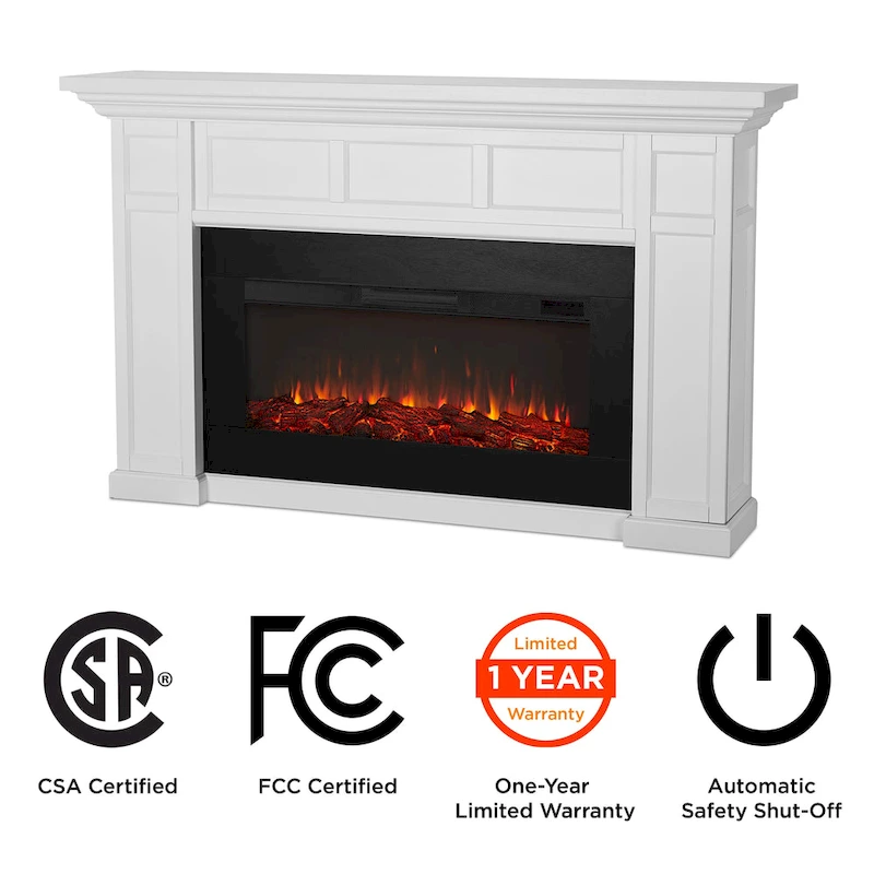 Alcott 75  Landscape Electric Fireplace by Real Flame