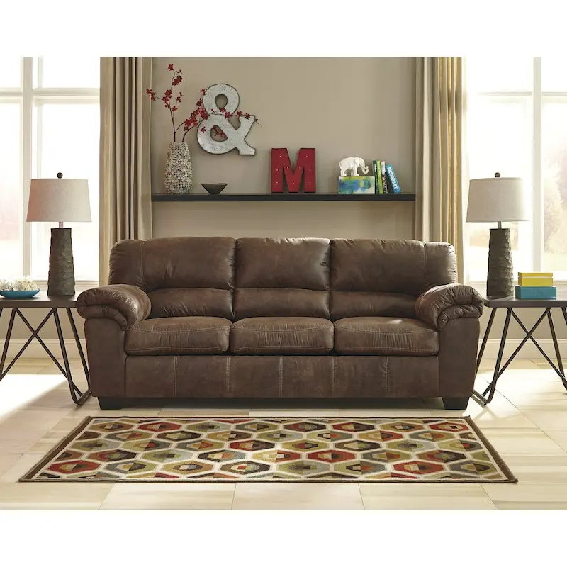 Fabric Sofa with Multi-Tonal Upholstery