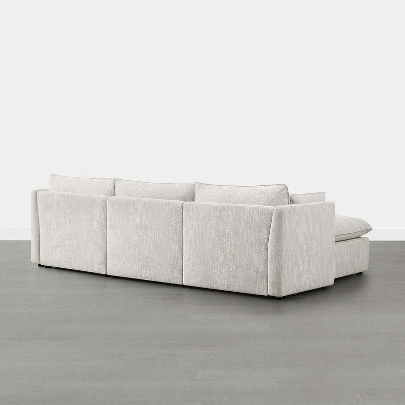 Cypress L-shape Sectional Couches Modular Sofa with Ottoman