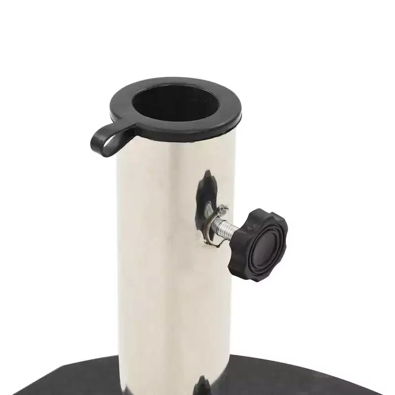 vidaXL Square Umbrella Base, Stainless Steel Pipe