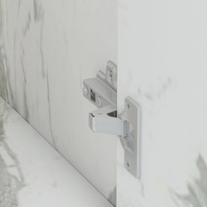 Timechee 55.9W 48.4H L-Shape Wood Reception Desk Drawer With Lock