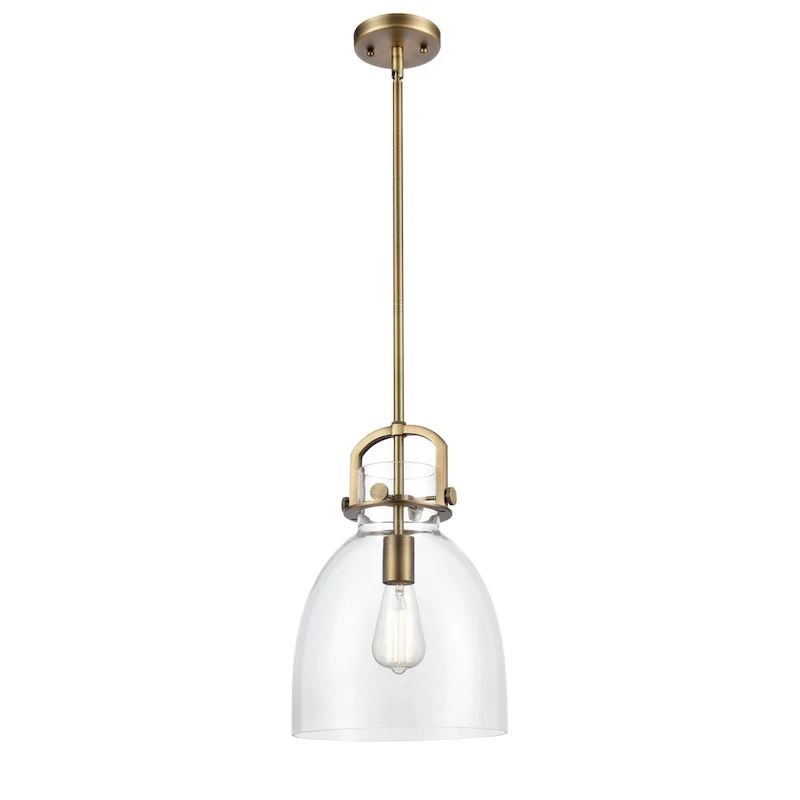 Innovations Lighting Newton Bell - 1 Light 10  Stem Hung Pendant