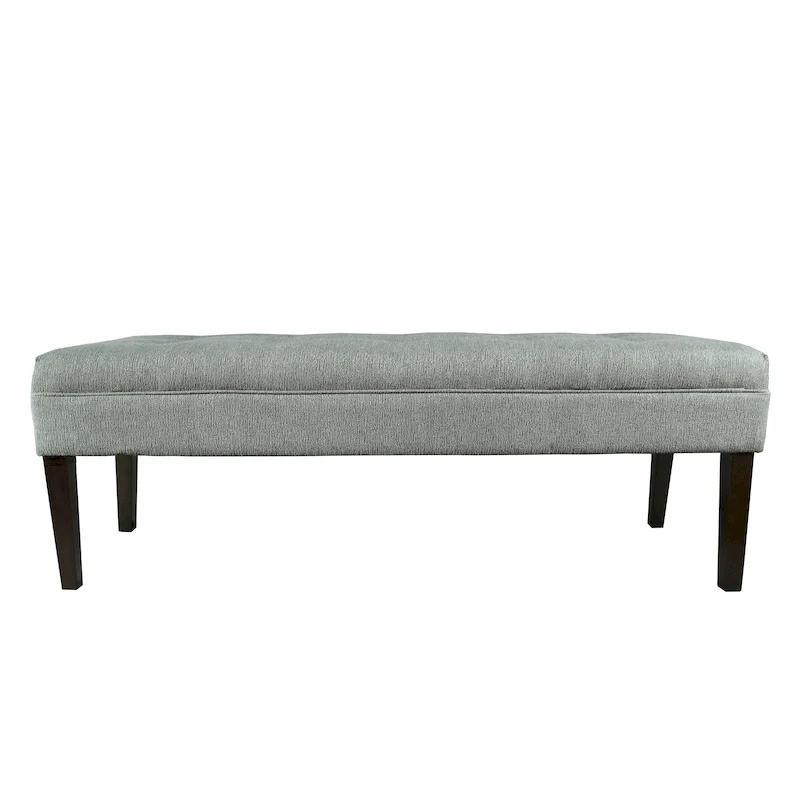 Kaya Button Tufted Upholstered Long Bench