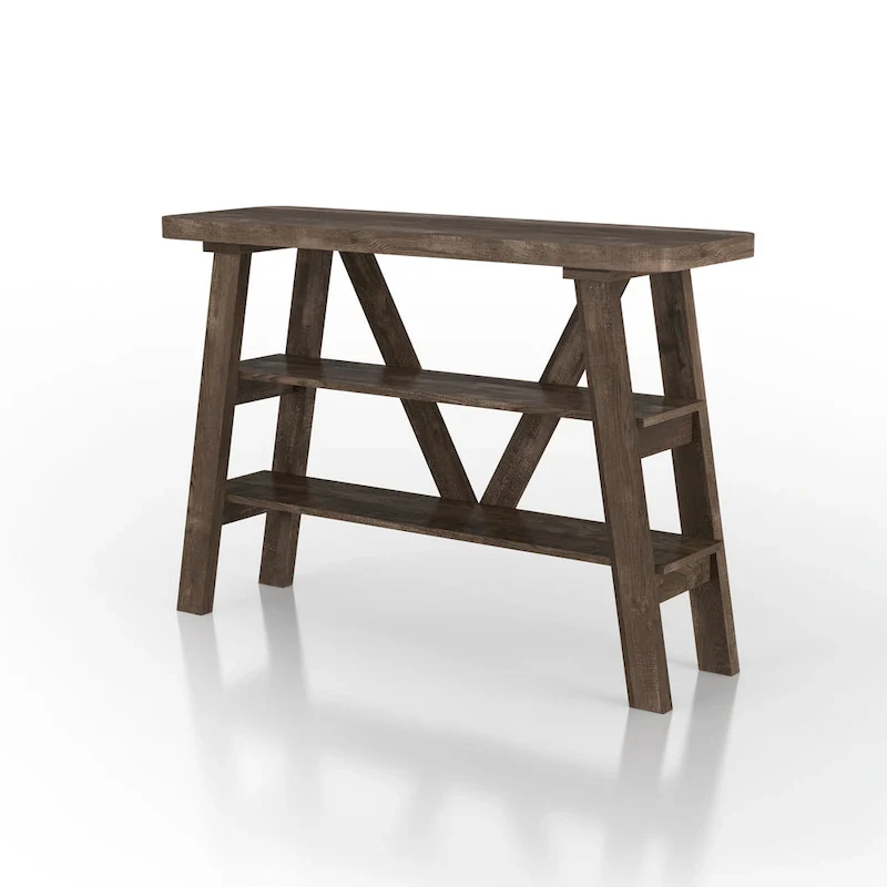 47-inch 2-Open Shelf Console Table