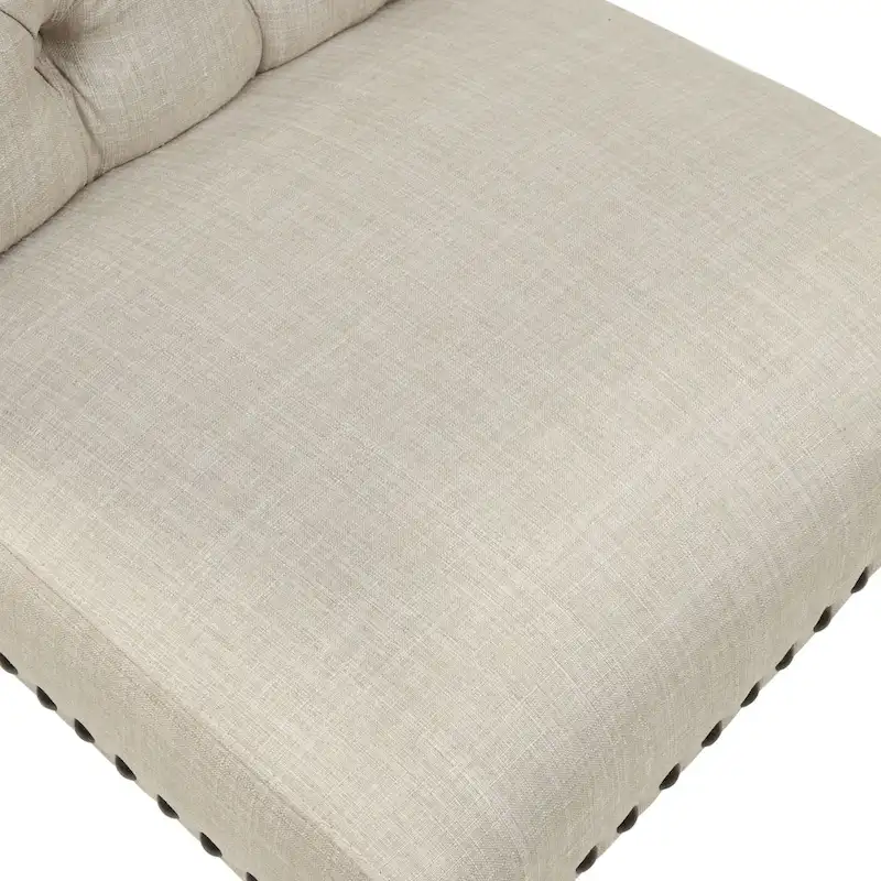 Tufted Farmhouse Wingback Dining Chairs