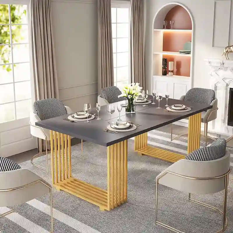 70.9  Modern Office Desk, Wood Computer Desk Large Executive Desk