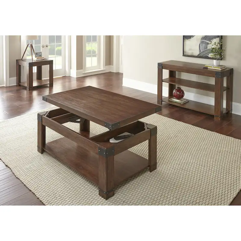 Steve Silver Aldridge 48-Inch Rectangle Lift Top Coffee Table
