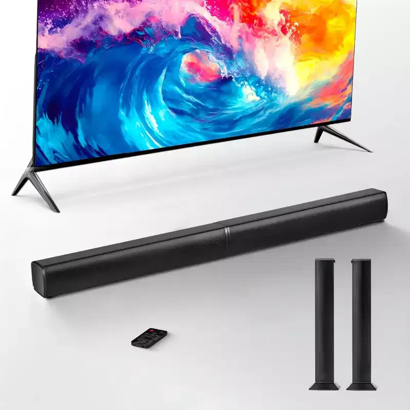 32 Soundbar for TV 2.0 Channel Detachable Bluetooth Sound Bar with HDMI AUX 80W